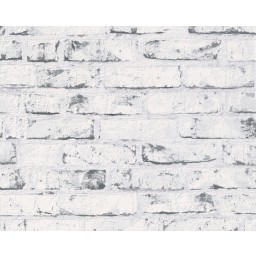 KT73-8709 Moderní tapeta na zeď cihlová škrábaná zeď Dimex výběr 2020, velikost 10,05 m x 53 cm