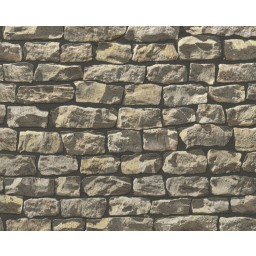 KT21-9709 Moderní tapeta Wood´n Stone imitace kamenné zdi