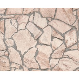 KT32-3729 Moderní tapeta  Wood´n Stone imitace kamenné zdi (Dimex výběr 2019)