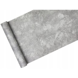 A04419 Moderní vliesová tapeta na zeď šedý beton, velikost 10,05 m x 53 cm