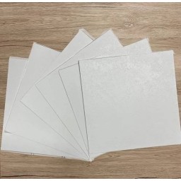 DF0023 Decofloor samolepící podlahové čtverce z PVC motiv bílá matná dlaždice, samolepící vinylová podlaha, PVC dlaždice, velikost 30,4 x 30,4 cm