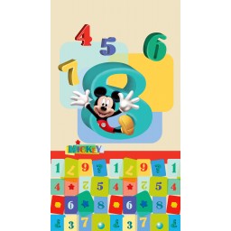FCP L 6143 AG Design textilní foto závěs dětský obrazový Mickey Mouse Disney FCPL 6143 s úplným zastíněním, velikost 140 x 245 cm