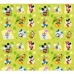 FCS XL 4365 AG Design textilní foto závěs dětský dělený obrazový Mickey Mouse Disney FCSXL 4365, velikost 180 x 160 cm