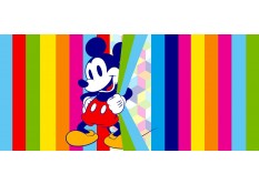 FTDN H 5380 AG Design dětská vliesová fototapeta na zeď panoramatická Mickey Mouse, velikost 202 x 90 cm