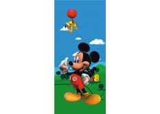 FTDN V 5407 Dětská vliesová fototapeta dveřní Mickey, velikost 90 x 202 cm