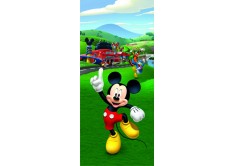 FTDN V 5480 Dětská vliesová fototapeta dveřní Mickey Mouse, velikost 90 x 202 cm