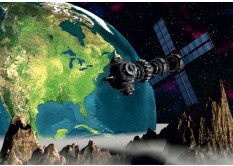 FTN S 2443 AG Design vliesová fototapeta 4-dílná Cosmos, velikost 360 x 270 cm