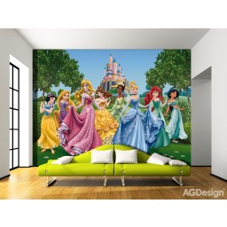 FTD2207 Fototapeta na zeď 4-dílná Disney FT 2207 Princezny, velikost 360 x 254 cm