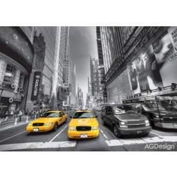 Fototapeta na zeď čtyřdílná FTS 1310 Žluté taxi