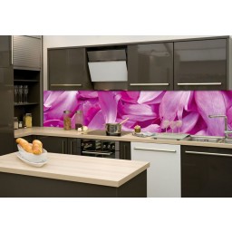 KI-260-055 Fototapeta do kuchyně - Violet Petals (Fialové okvětní lístky), velikost: 260 x 60 cm