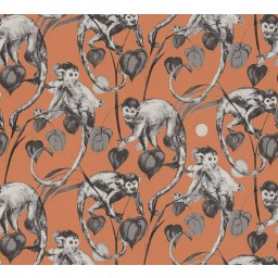 KT4-28973 A.S. Création vliesová tapeta na zeď Michalsky 4 (2024) opice, velikost 10,05 m x 53 cm