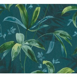 KT4-40773 A.S. Création vliesová tapeta na zeď přírodní motiv listů Jungle Chik 2029, velikost 10,05 m x 53 cm