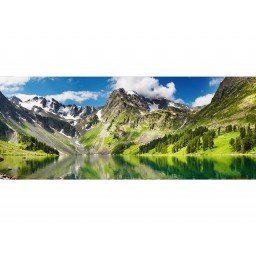 MP-2-0062 Vliesová obrazová panoramatická fototapeta Lake + lepidlo Zdarma, velikost 375 x 150 cm