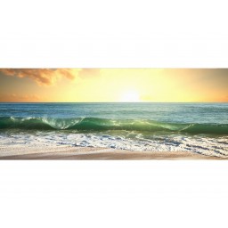 MP-2-0209 Vliesová obrazová panoramatická fototapeta Sea Sunset + lepidlo Zdarma, velikost 375 x 150 cm