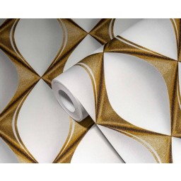 P492440001 A.S. Création vliesová tapeta na zeď Styleguide Jung 2024 geometrická s metalickým designem, velikost 10,05 m x 53 cm