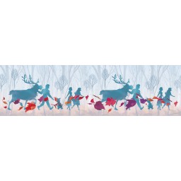 WBD 8113 AG Design Samolepicí bordura Disney - Frozen - ledové království, velikost 14 cm x 5 m