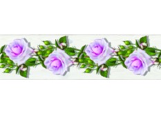 WB 8229 AG Design Samolepicí bordura na zeď Flowers, velikost 14 cm x 5 m
